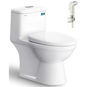 Bồn Cầu Viglacera BL5 Nắp Êm V37 + Vòi Xịt VG826